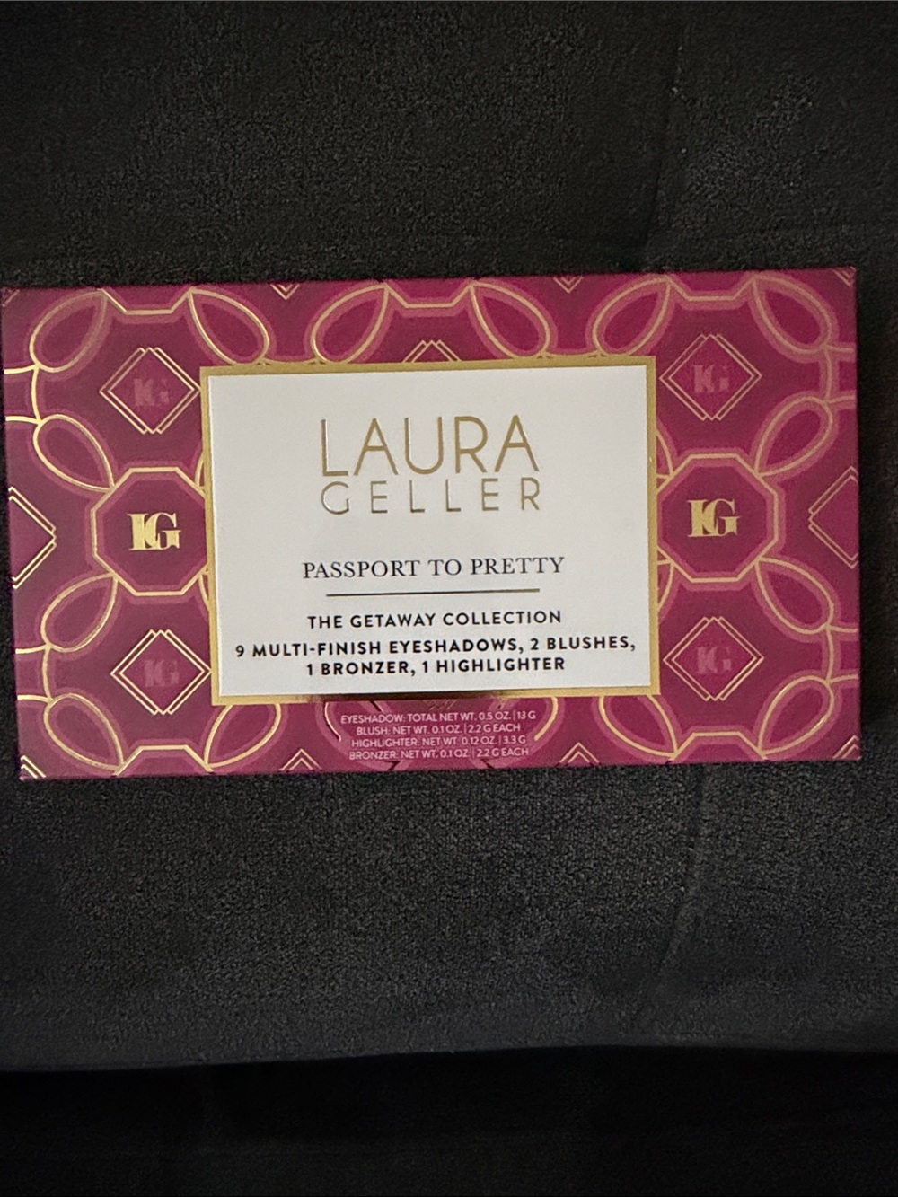 Laura Geller Pink & Gold Passport to Pretty Eyeshadow Palette